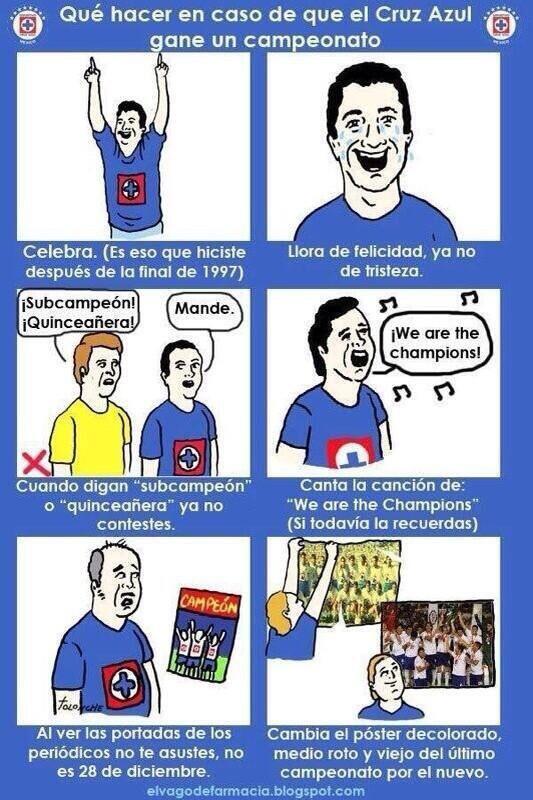 cruz azul campeón meme que hacer