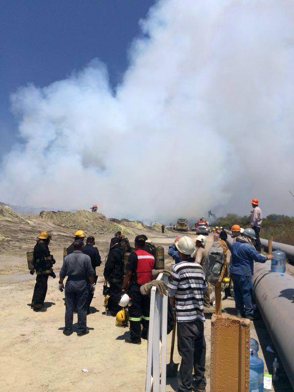 fuga de amoníaco en Lázaro Cárdenas 3