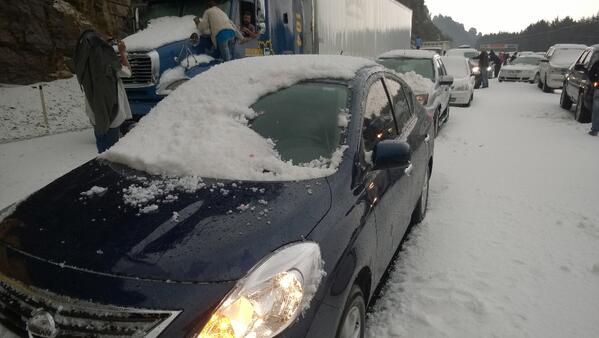 granizada en la México-Toluca 8