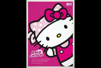 hellokitty sin pelo campaña contra el cáncer