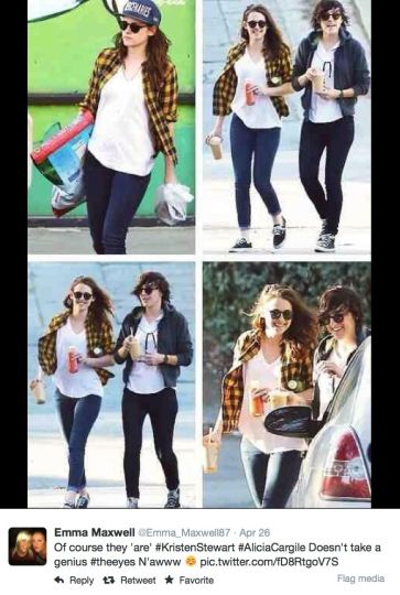 kristen steward con su novia