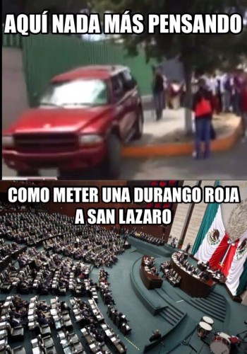 meme normalistas camioneta camara diputados
