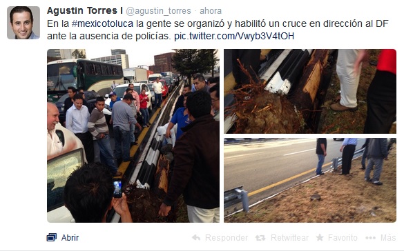mexico toluca autopista cerrada se organizan ciudadanos
