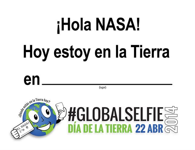 nasa convoca a selfie global