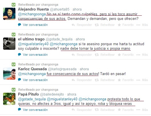 normalistas atropellados tuiteros changoonga
