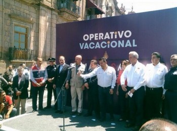 operativo vacacional semana santa banderazo Monroy