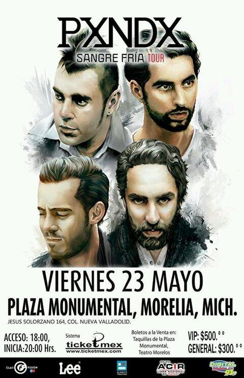 panda concierto en morelia 23 mayo