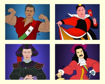politicos villanos disney peña nieto