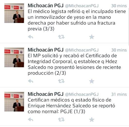 procu de michoacán niega tortura en autodefensa