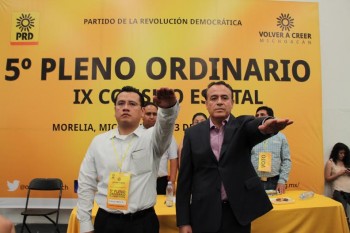 toma de protesta de Carlos Torres Piña, PRD Michoacán