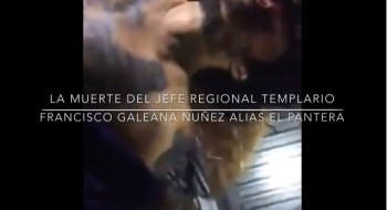 video muerte de Francisco Galeana El Pantera