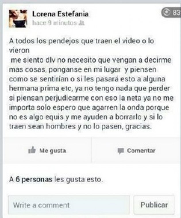 video sexual lorena estefania responde la buena