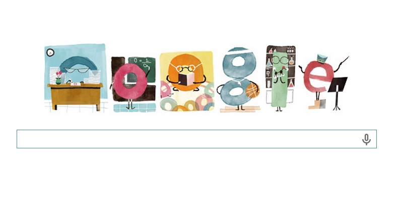 Día del Maestro Google doodle
