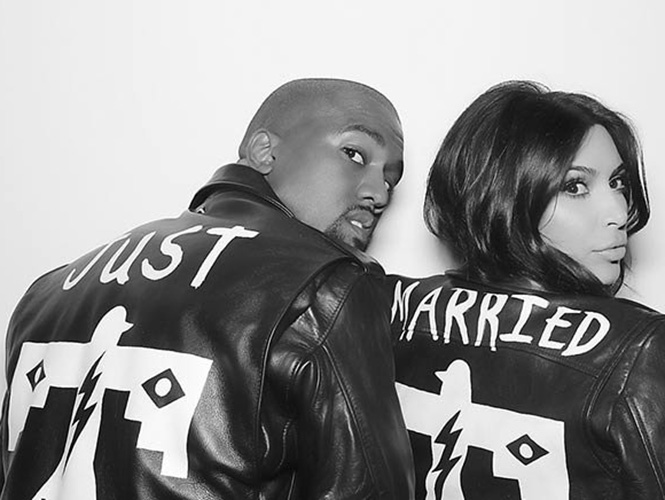 Just Married Kim Kardashian y Kanye West boda