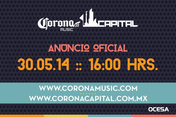 anuncio cartel Corona Capital 2014