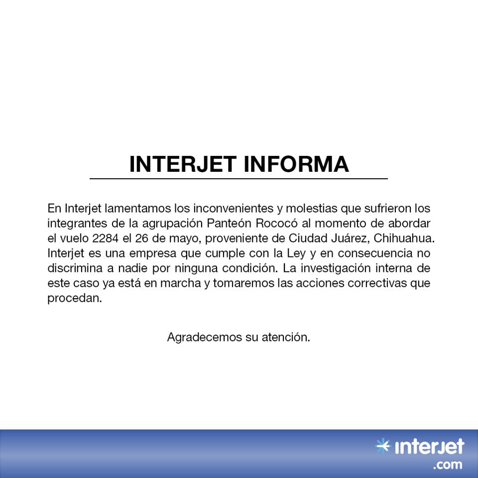 comunicado interjet