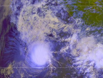 huracán Amanda depresión tropical