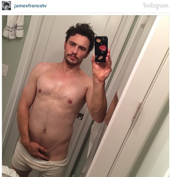 james franco con selfie