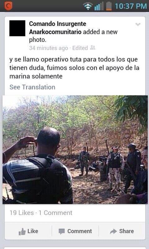 la tuta captura desmiente fb