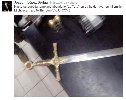 la tuta espada templaria lopez doriga