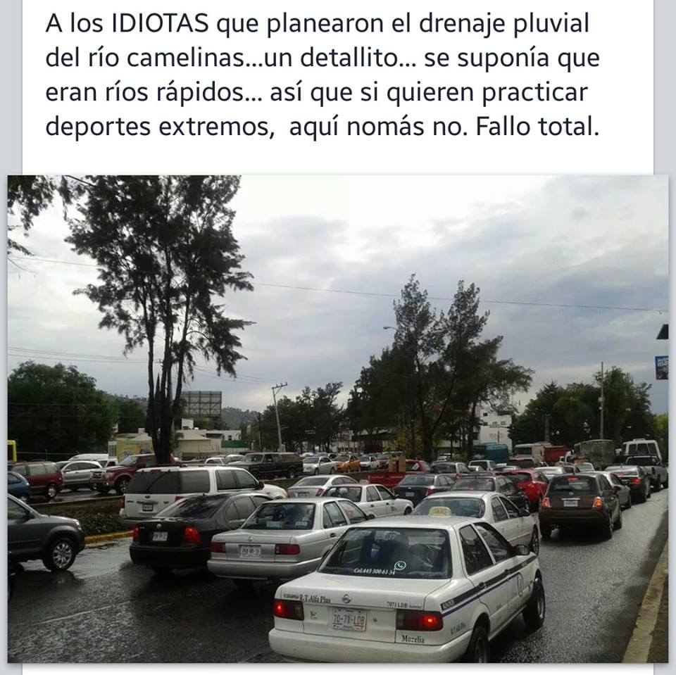 quejas drenaje agua morelia