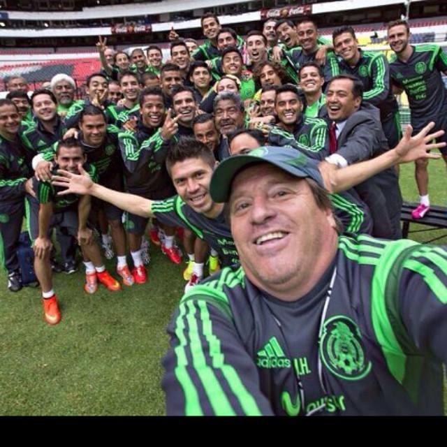 selfie selección mexicana