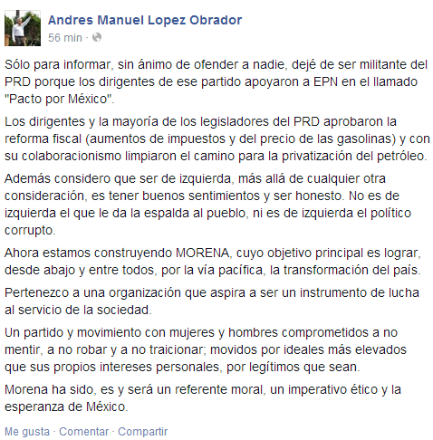 AMLO en FB