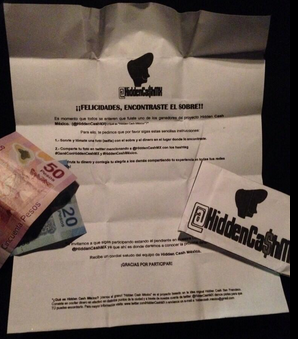 #AtenciónGuadalajara: Tuitero encuentra sobre de Hidden Cash