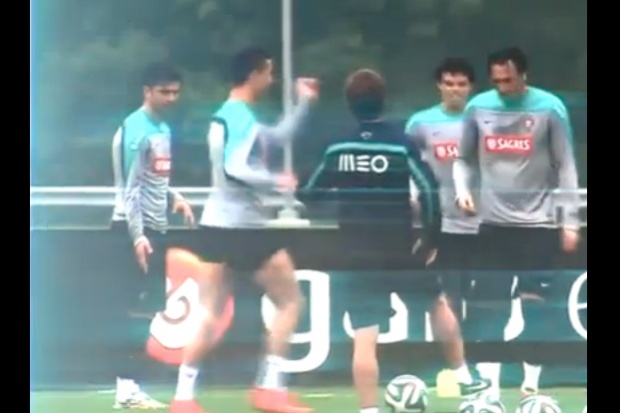 Cristiano Ronaldo bailando