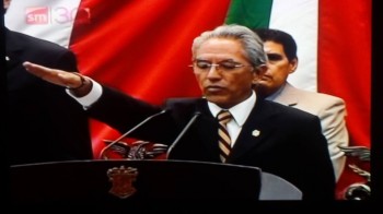 Salvador Jara toma de protesta como gobernador de Michoacán