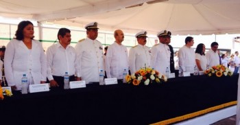 ceremonia Día de la Marina en Lázaro Cárdenas