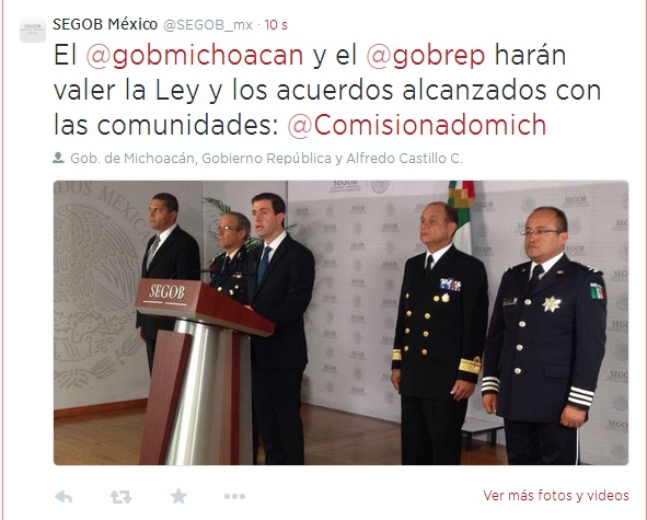 comisionado castillo detención mireles conferencia