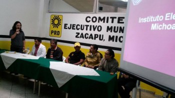 comité reunión PRD Michoacán