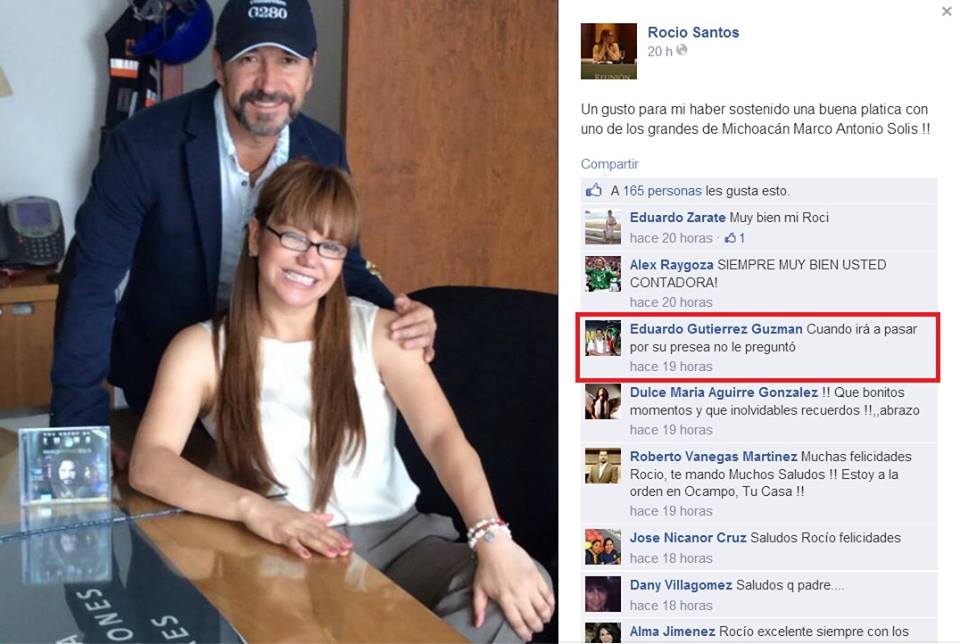 el buky rocio de los santos morelia post