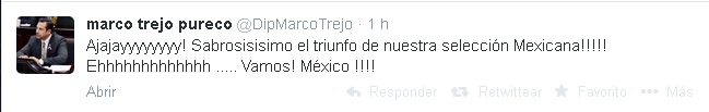 felicitaciones selección mexicana marco trejo