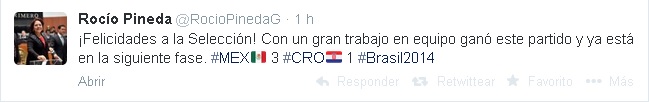 felicitaciones selección mexicana roció pineda
