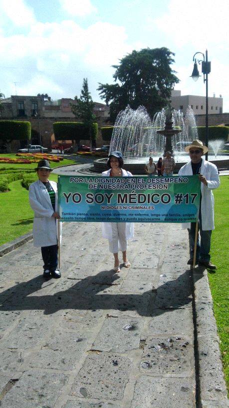 marcha médicos #YoSoy17 en Morelia 3
