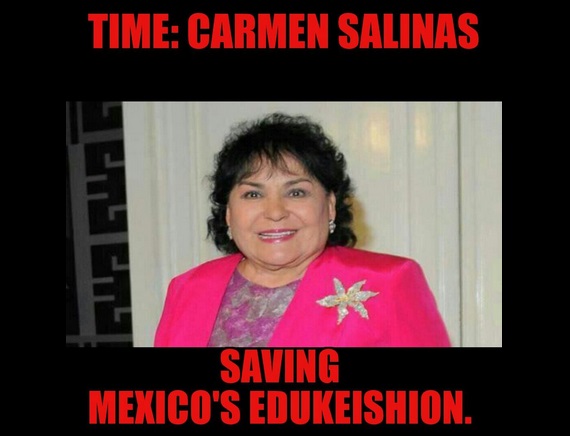 meme Carmen Salinas embajadora de la educación 3