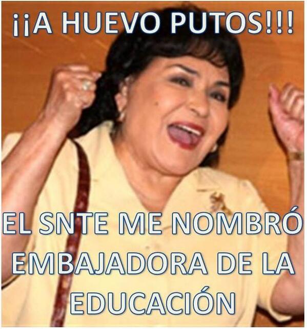 meme Carmen Salinas embajadora de la educación 5