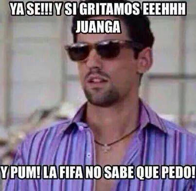 meme grito putos de la FIFA