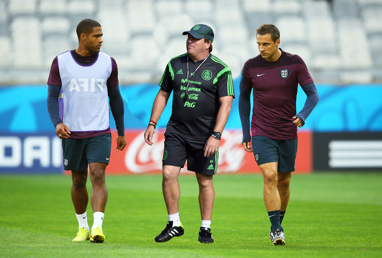 England Training & Press Conference - 2014 FIFA World Cup Brazil