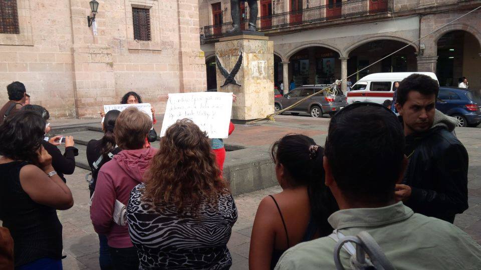 mireles detenido manifestación morelia 3