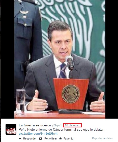 peña nieto enfermo 16 enero