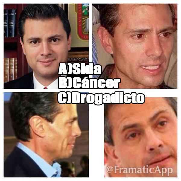 peña nieto enfermo opciones meme