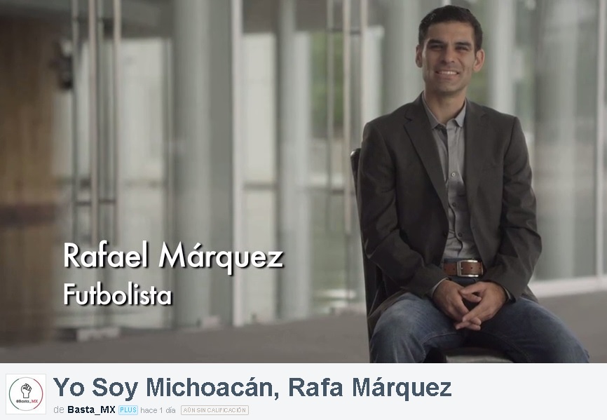 rafa marquez video soy michoacán