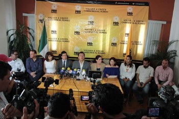 rueda de prensa PRD Michoacán