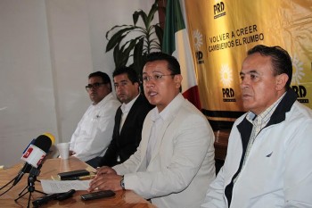 rueda de prensa PRD Michoacán