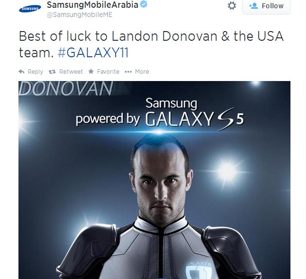 samsung felicita a donovan