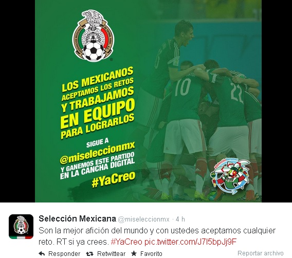 selección mexicana acepta reto brasil