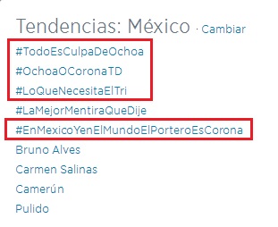 selección mexicana ochoa o corna tt